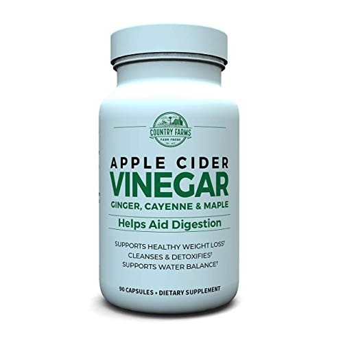 Country Farms Apple Cider Vinegar Capsules, With Ginger, Cayenne