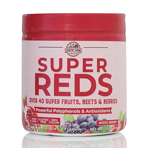 Country Farms Super Reds Energizing Polyphenol Superfood, Antiox
