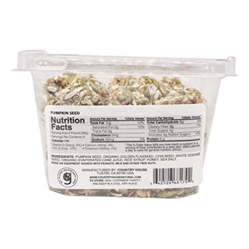 Country House Pumpkin Seed Crunch Pack 5 Counts With Chia And