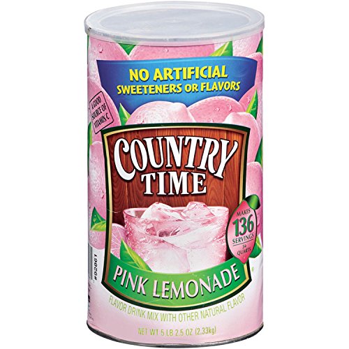 Country Time Pink Lemonade 5Lb 2.5Oz Make 34 Quarts. Pack Of 2 O