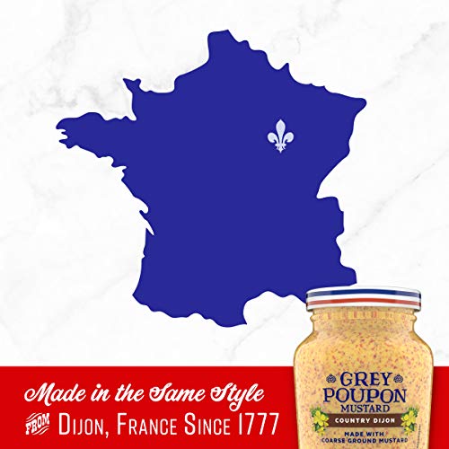 Grey Poupon Country Dijon Mustard 8 Oz Jar