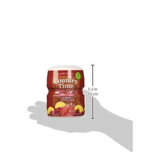 Country Time, Black Cherry Lemonade Drink Mix, 18.3Oz Tub Pack