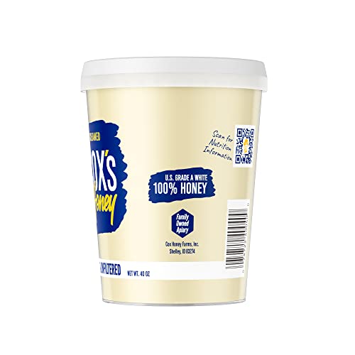 Coxs Honey - Creamed Whipped Honey Raw Unfiltered, 40 Oz | 100%
