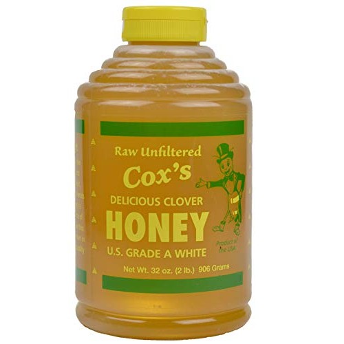 Coxs Raw Honey - Unfiltered Liquid Honey | 100% Pure Clover Del