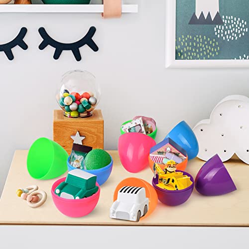 CoziPlan Fillable Easter Eggs, 13 Giant 6 Colorful Bright Plast...