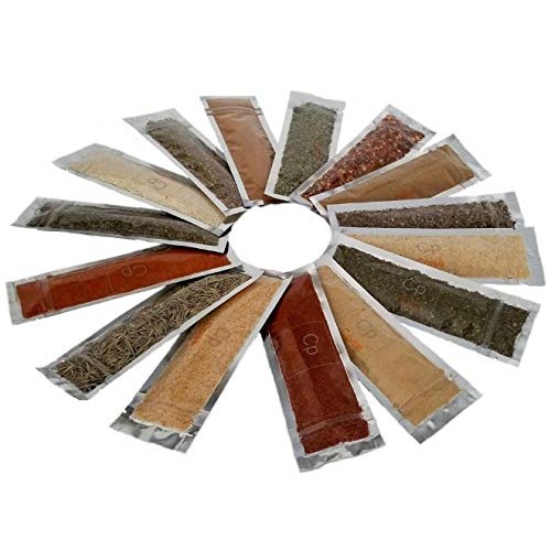 Cpise Organic Spice Starter Gift Set - Includes 15 Spices, Herbs