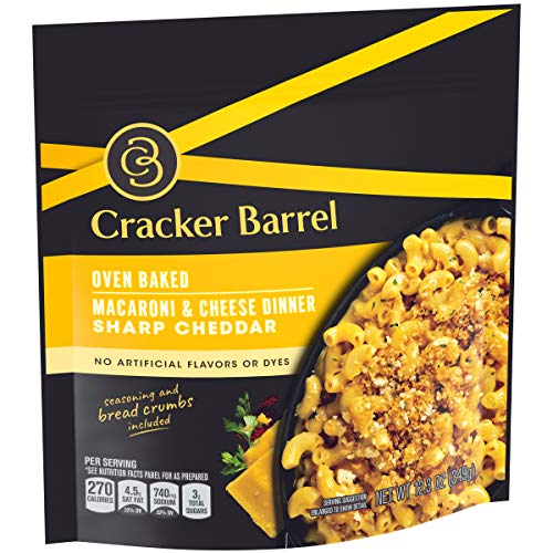 Cracker Barrel Oven Baked Sharp Cheddar Macaroni And Cheese Dinn