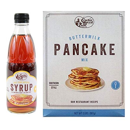 Cracker Barrel Buttermilk Pancake Mix 2 Lb And Pure Natural Syru