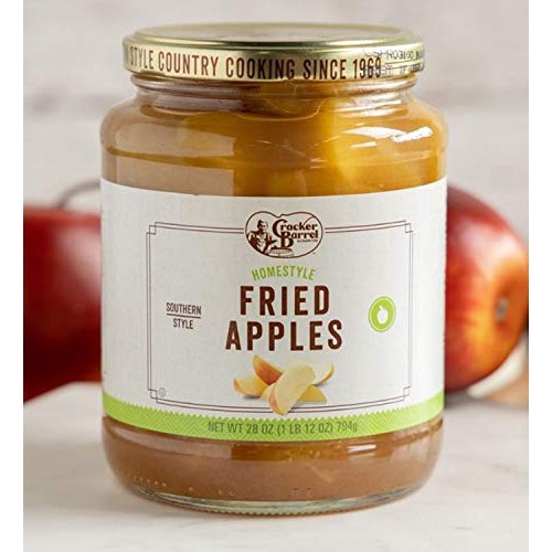 Cracker Barrel Fried Apples Jar 28 Oz! Homestyle Fried Apples! M