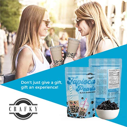 Diy Bubble Tea Making Kit, Complete With Boba Tapioca Pearls, St