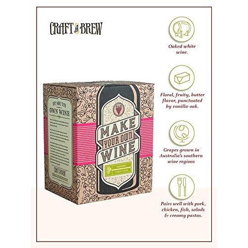 Craft A Brew Home Chardonnay Making Kit – Easy Beginners With In