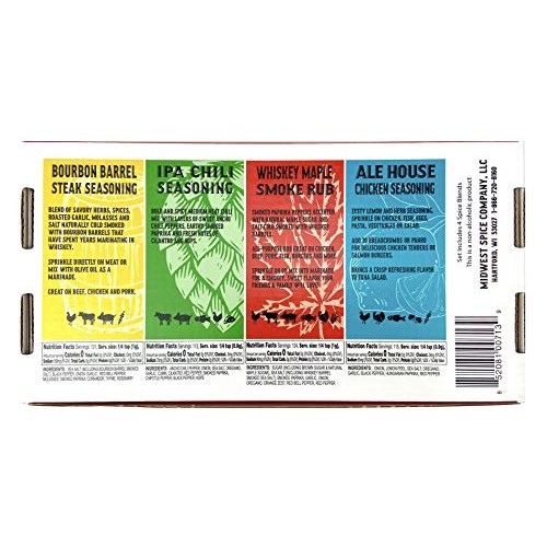 Craft Spice Blends Seasoning &Amp; Bbq Rub Gift Set, Grilling Gift F