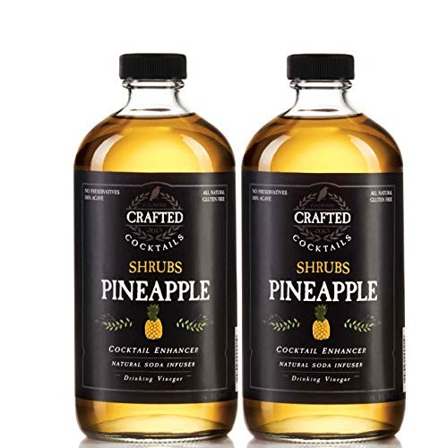 Crafted Cocktails - Pineapple Shrubs - 2 Pack - Use As Cocktail