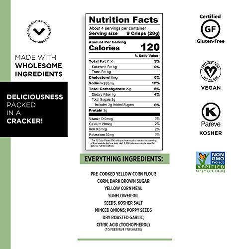 Craize Thin &Amp; Crunchy Toasted Corn Crackers – Everything Flavor