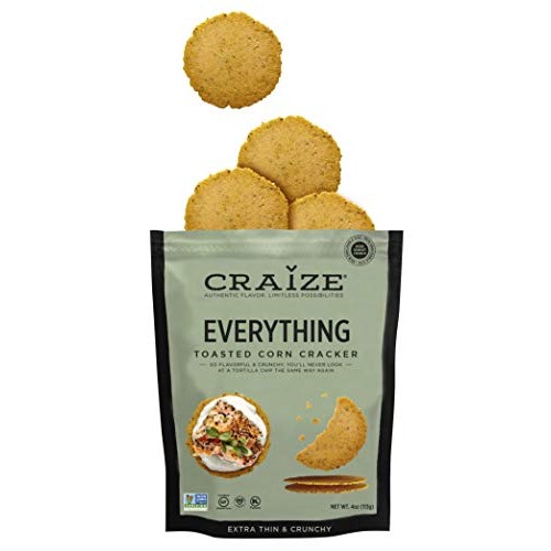 Craize Thin &Amp; Crunchy Toasted Corn Crackers – Everything Flavor