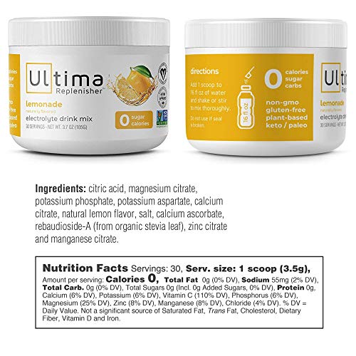 Ultima Hydrating Electrolyte Powder - Raspberry And Lemonade - 3