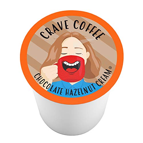 Crave Coffee Beverage Chocolate Hazelnut Creme Coffee Pods For K