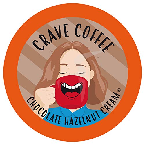 Crave Coffee Beverage Chocolate Hazelnut Creme Coffee Pods For K