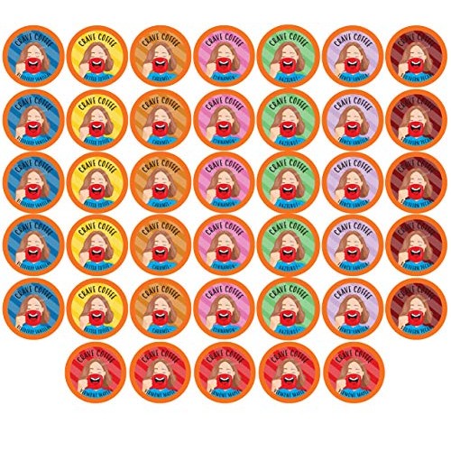 Crave Coffee Flavored Coffee Variety Pack, Compatible With 2.0 K