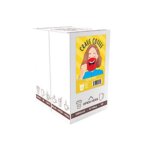 Crave Flavored Coffee Pods, Compatible With 2.0 K-Cup Brewers, S