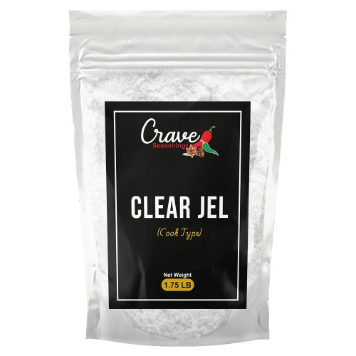 Crave Clear Jel Powder 1.75 LB Bag - Non-GMO Cook Type Powder - For Canning, Cooking and Pie Filling - Unflavored