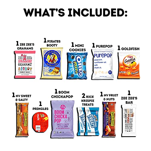 Cravebox Care Package 60 Count Snacks Food Cookies Granola Bar