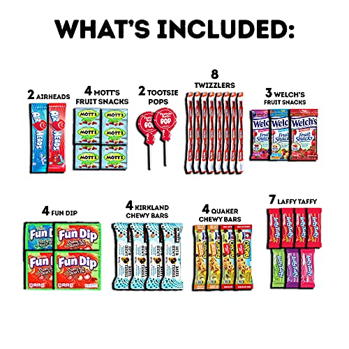 Cravebox Care Package 60 Count Snacks Food Cookies Granola Bar