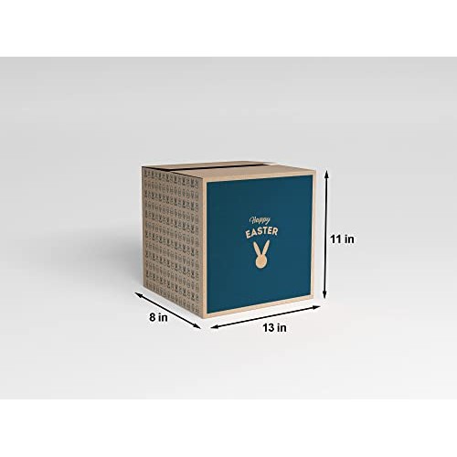 Blue Easter Basket for Kids and Adults 45ct - Already Filled E...