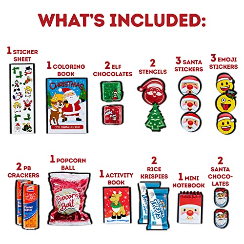 Christmas Care Package 75 Count Candy Toys Snacks Cookies Bars...