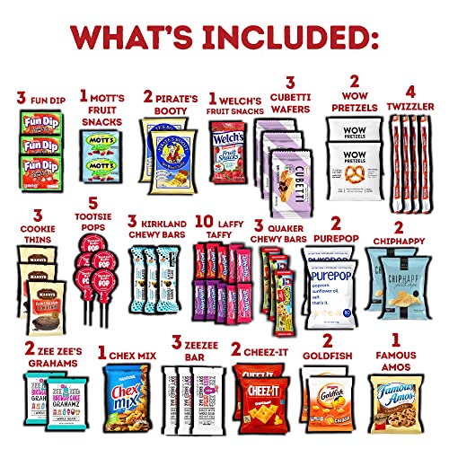 Christmas Care Package 75 Count Candy Toys Snacks Cookies Bars...