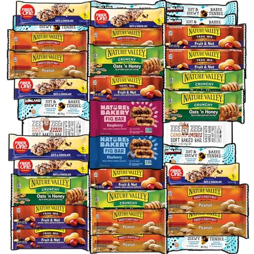CRAVEBOX Chocolate Granola Bars Variety Pack Bundle Assortment S...