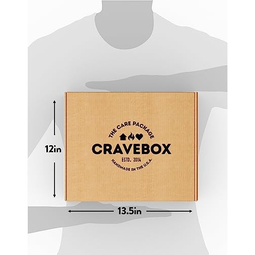 CRAVEBOX Snack Box 110 Count Valentines Variety Pack Care Pack...