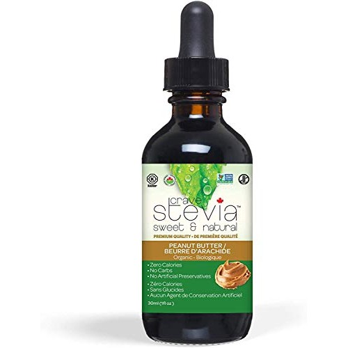 Cravestevia - All Natural Liquid Stevia Drops - Organic Stevia S
