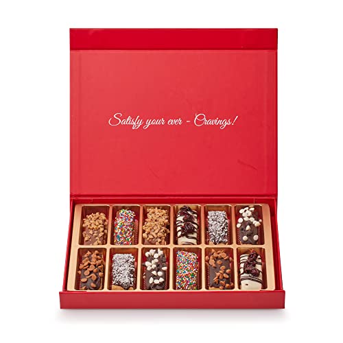 CRAVINGS BY ZOE Biscotti Italian Chocolate Cookies Gift Basket |...