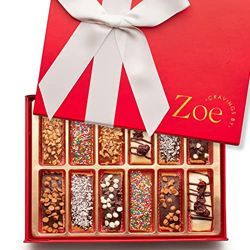 CRAVINGS BY ZOE Biscotti Italian Chocolate Cookies Gift Basket |...