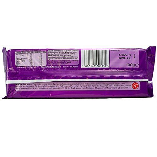 Crawfords | Garibaldi Biscuits | 4 X 100G | 4 Packs