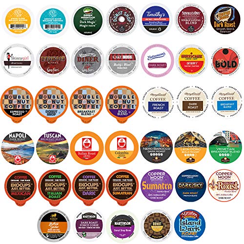 Variety Pack Sampler, Assorted Single Serve Coffee Pods For Keur