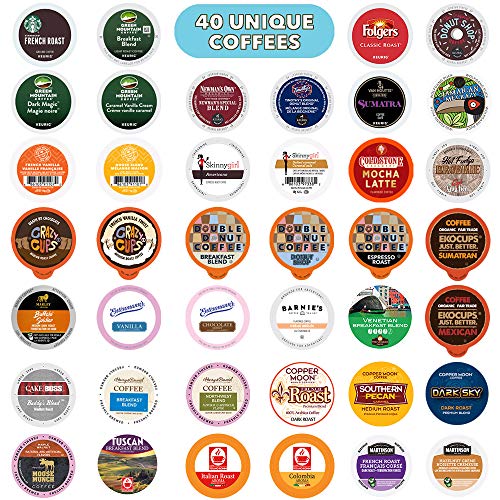 Coffee Pods Variety Pack Sampler, Assorted Single Serve Coffee F