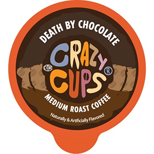 Crazy Cups Flavored Coffee For Keurig K-Cup Machines, Death By C