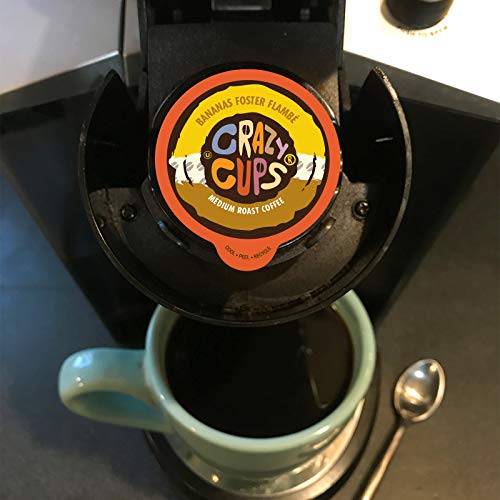 Crazy Cups Flavored Coffee For Keurig K-Cup Machines, Bananas Fo