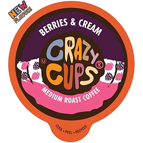 Crazy Cups Flavored Coffee For Keurig K-Cup Machines, Berries &Amp;