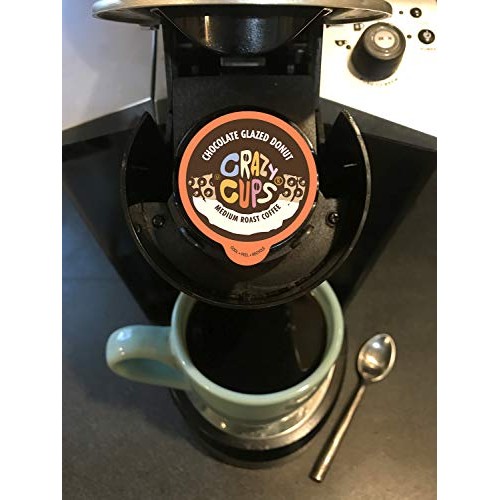 Crazy Cups Flavored Coffee Pods, Chocolate Glazed Donut, Flavore