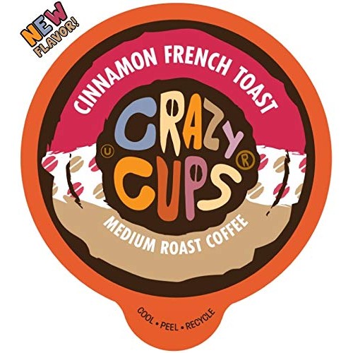 Crazy Cups Flavored Coffee Pods For Single Serve Keurig K Cups M
