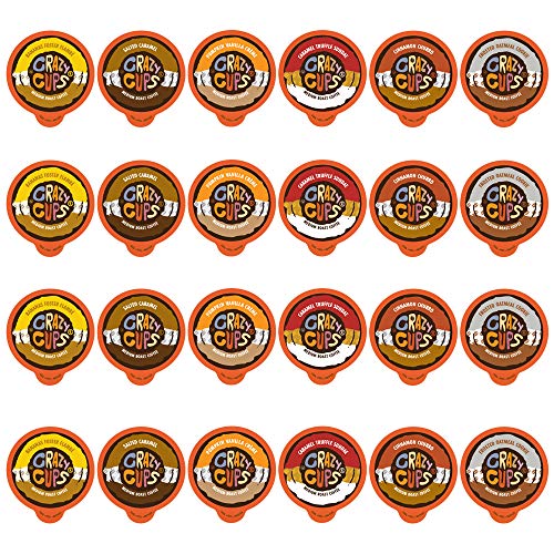 Crazy Cups Flavored Coffee Pods Variety Pack - Coffee Flavors Fo Crazy Cups Flavored Coffee Pods Variety Pack - Coffee Flavors Fo