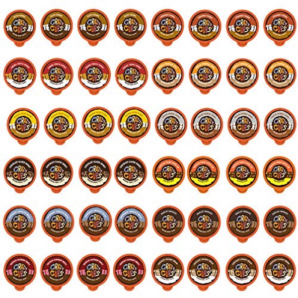 Crazy Cups Flavored Coffee Pods Variety Pack - Coffee Flavors an...