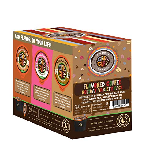 Crazy Cups Flavored Hot Or Iced Coffee, For The Keurig K Cups Co