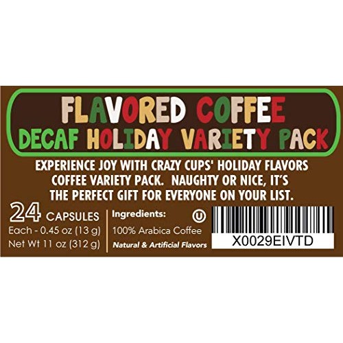 Crazy Cups Flavored Hot Or Iced Coffee, For The Keurig K Cups Co