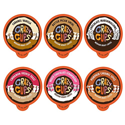 Crazy Cups Flavored Hot Or Iced Coffee, For The Keurig K Cups Co