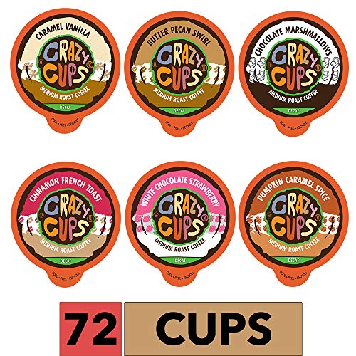 Crazy Cups Flavored Hot Or Iced Coffee, For The Keurig K Cups Co