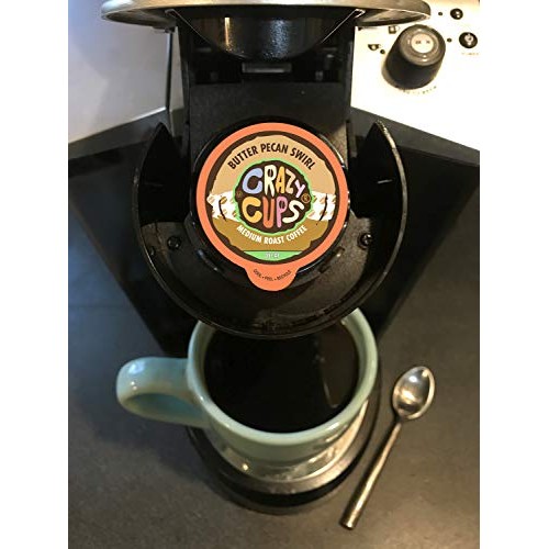 Crazy Cups Flavored Single-Serve Coffee For Keurig K-Cups Machin
